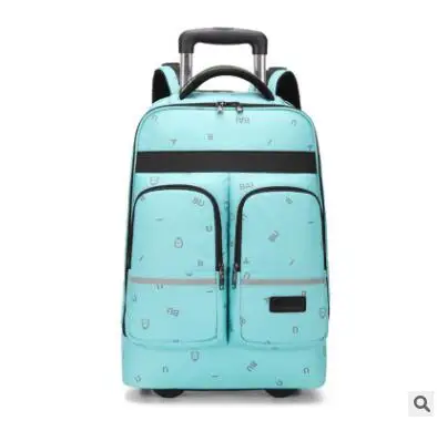 Женский рюкзак на колесиках для путешествий сумка багажа деловая | Багаж и сумки