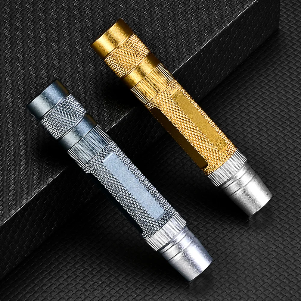 

CIGARLOONG Cigar Needle Punch Stainless Steel 2 function Portable Cigar Drill Hole with Luxury Gift Box