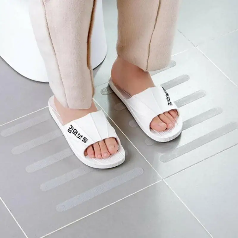

1/6/12pcs Stair Steps Anti-slip Rubber Bathroom Bathtub Transparent Non-slip Stickers With Bathroom Shower Anti-slip Strip