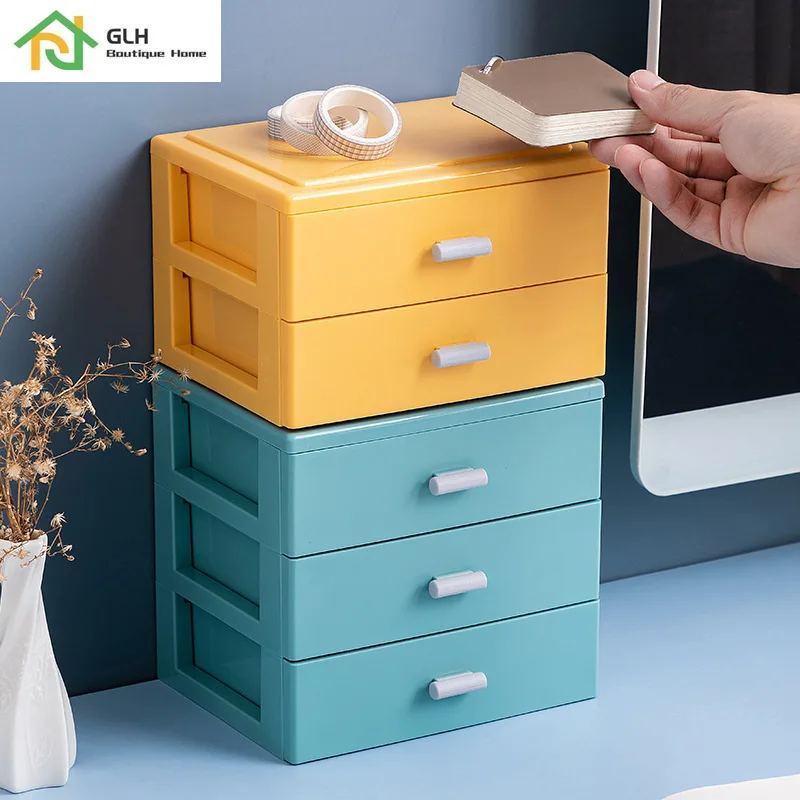 Многослойный пластиковый ящик-органайзер Настольный ящик для ювелирных изделий