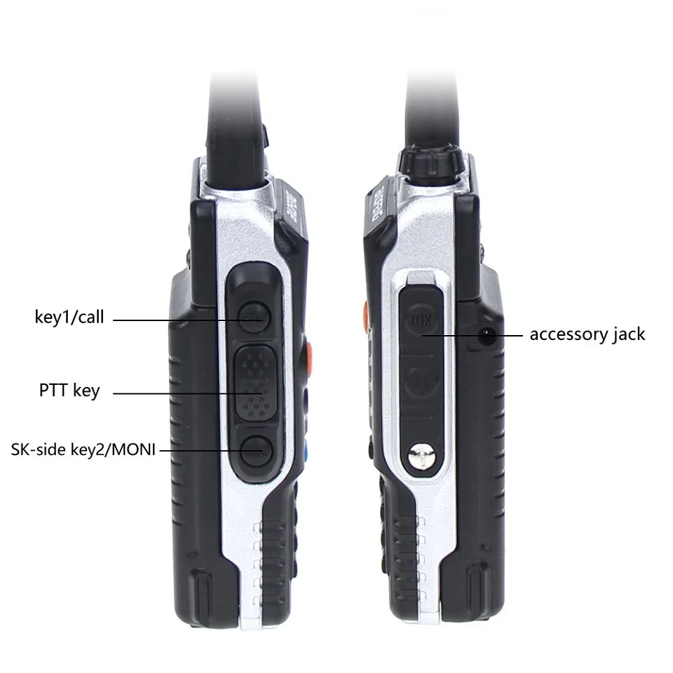 Новинка оригинальная рация Baofeng UV-B2 Plus 8 Вт большая мощность 128 каналов UHF/VHF