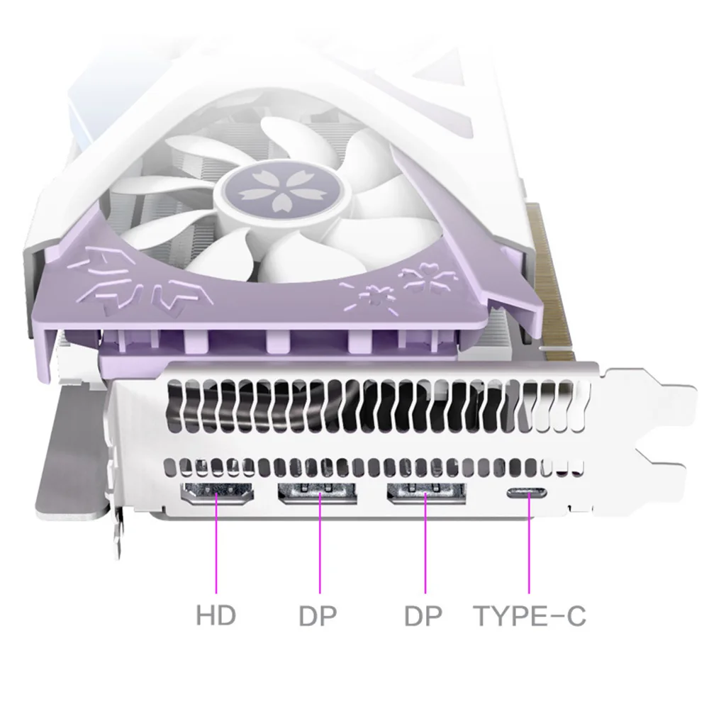 Игровая видеокарта Yeston RX6800-16G D6 YA с 16G/256bit/GDDR6 двойной светильник эффектом DP + HD Type-C |