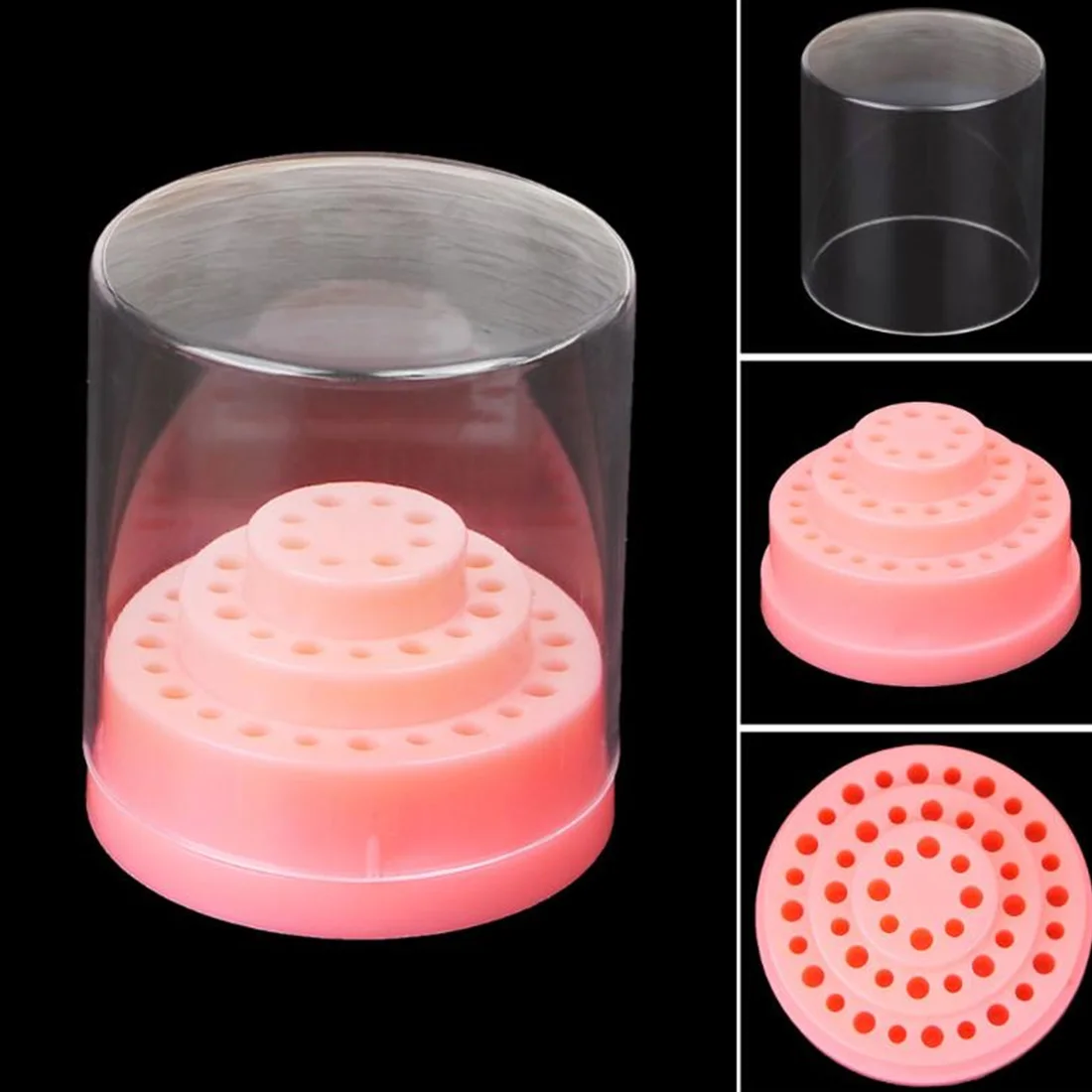 1 комплект органайзер для маникюрных инструментов 48 отверстий|Принадлежности