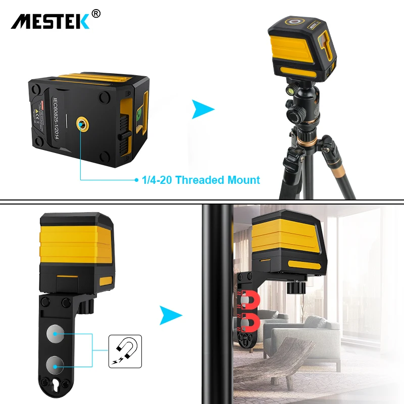 Лазерный уровень самонивелирующийся горизонтальный и вертикальный