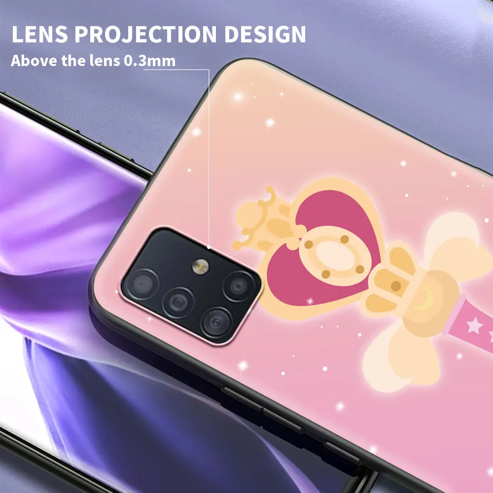 

TPU Case for Huawei Y9a Y7a Y8p Y8s Y6p Y5p Sailor Moon Phone Shell For HUAWEI Y9 Y7 Y6 2019 Silicone Softshell Black Coque