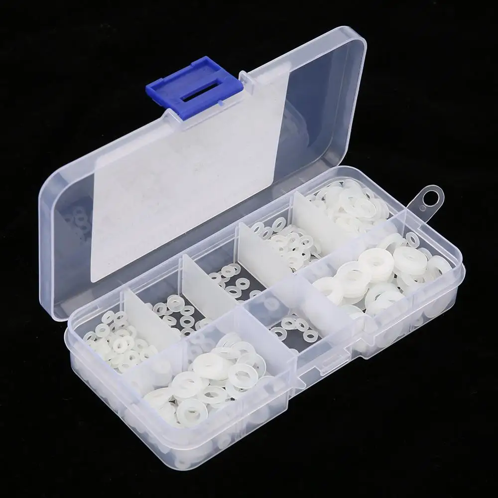 500 шт./компл. фотомагнитная прокладка из нейлона для плоской шайбы простые с