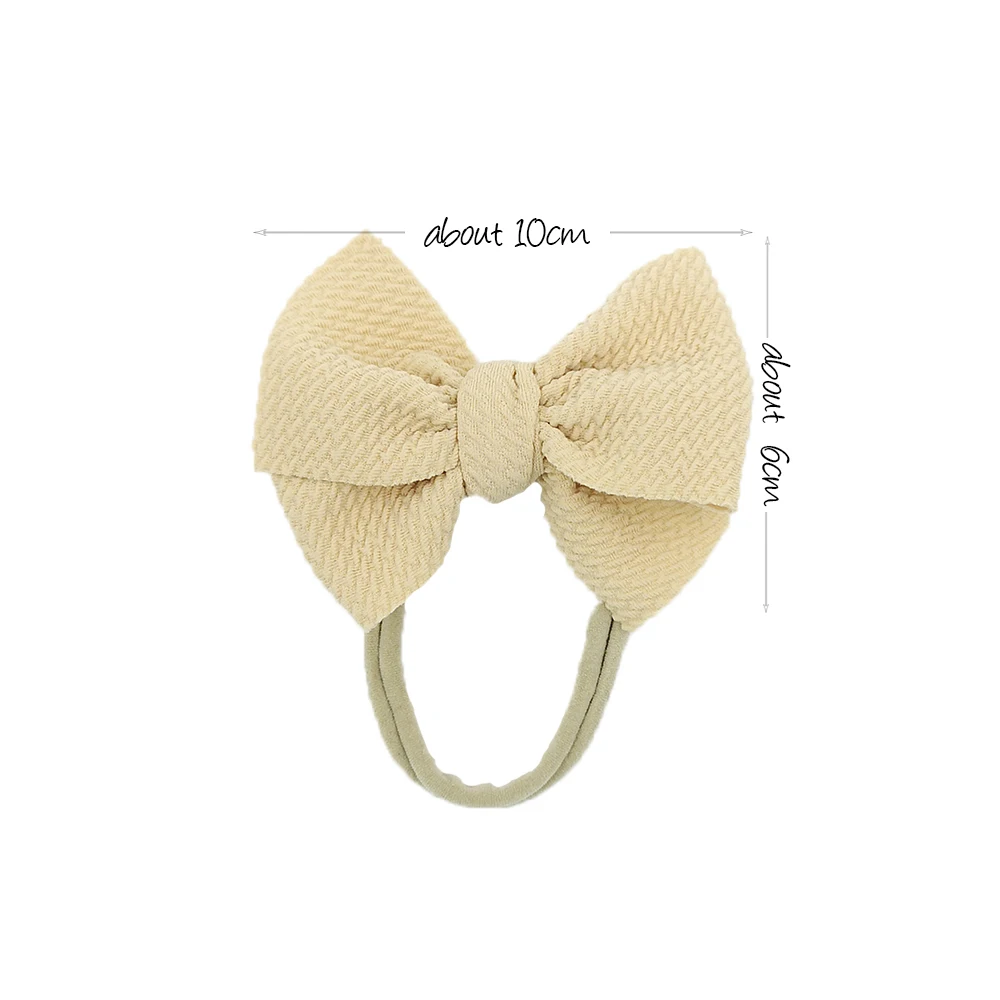 для маленьких девочек бант повязка на голову ребенка с бантом нейлоновая