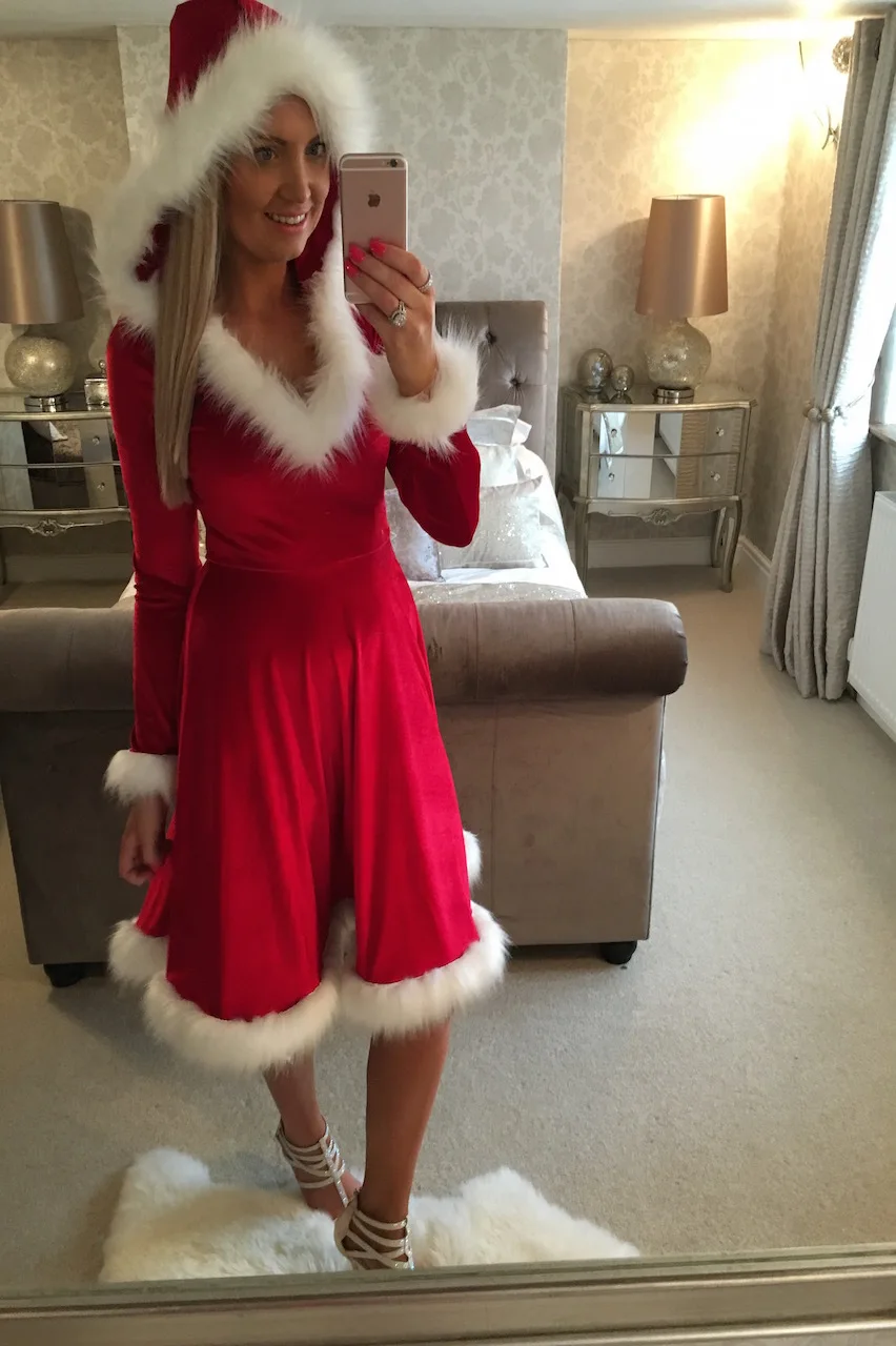 Новое рождественское красное платье для родителей и детей костюм мамы дочери