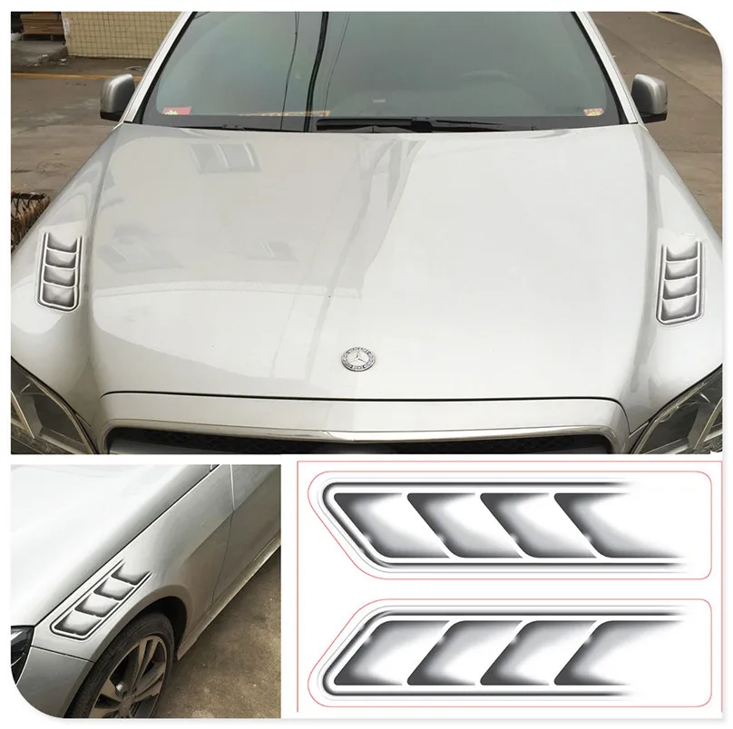 3D наклейки на автомобиль с изображением акулы скребок вентиляционное отверстие