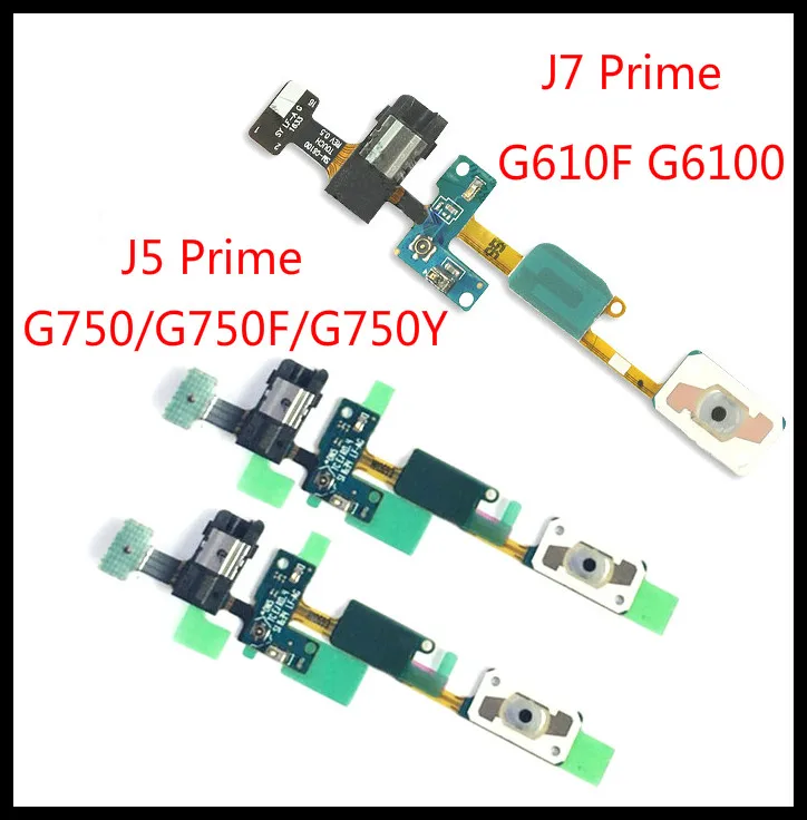 Идеальное качество для samsung Galaxy ON5 J5 Prime G5700 ON7 J7 G6100 кнопка домой гибкий кабель с