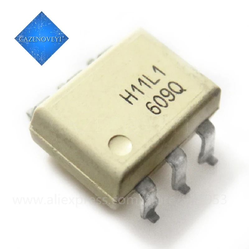 10 шт./лот H11L1 DIP 6 SMD H11L1M Шмитт триггер выход на высокой скорости в