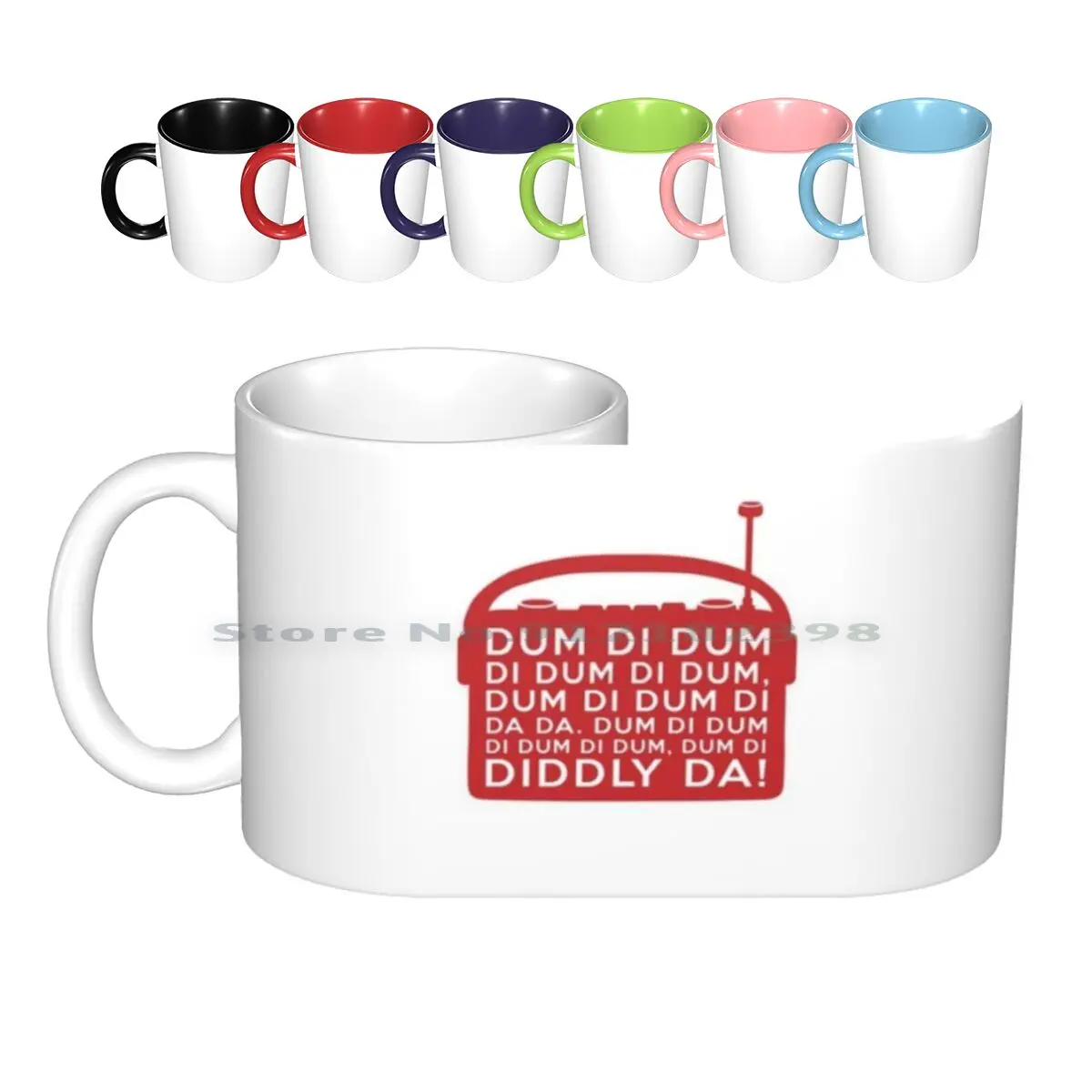 

Dum Di Dum Theme Tune Radio Ceramic Mugs Coffee Cups Milk Tea Mug Dum Di Dum Theme Tune Radio Radio 4 Dum Dum Roberts The Drama