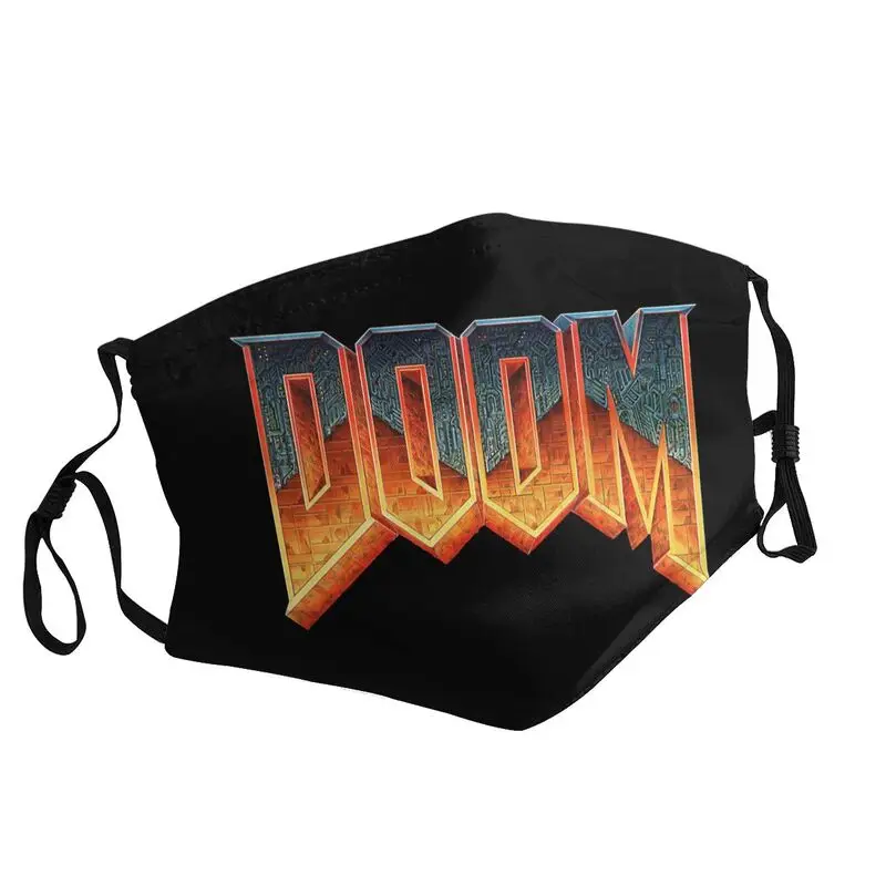 

Пылезащитная маска для видеоигр Doom унисекс, неодноразовая маска для лица, маска для защиты от пыли, респиратор