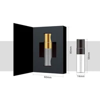 10pcs package boxs empty perfume bottle package box for glass bottles paper card white or black cosmetic gift boxs packagin