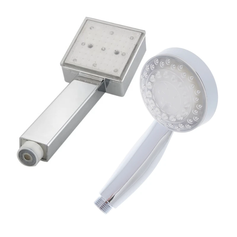 

2 Pcs Shower Head Shower Handheld Bathroom Changing Shower Head Sprayer Handheld Bath-22.5 Cm & 21Cm