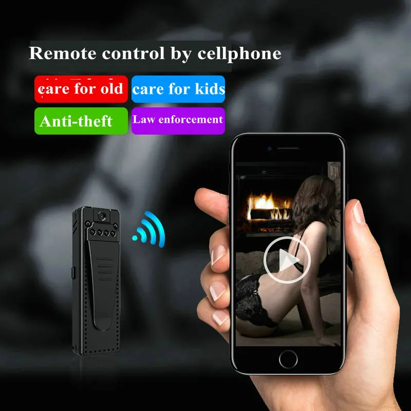 Мини камера A12 1080P Портативная цифровая с поддержкой Wi Fi|Компактные видеокамеры| |