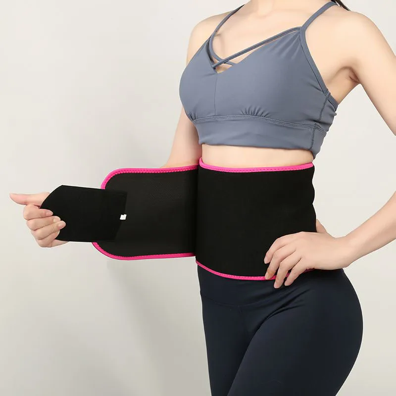 

2021 New Storm Sweat Waist Protection Men and Women Sports Weight Loss Yoga Storm Sweat Plastic Waist Fitness Waist Belt