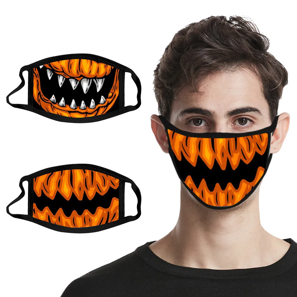 1 шт. Вечерние Маски на Хэллоуин с 3D принтом пыленепроницаемые и дымчатые