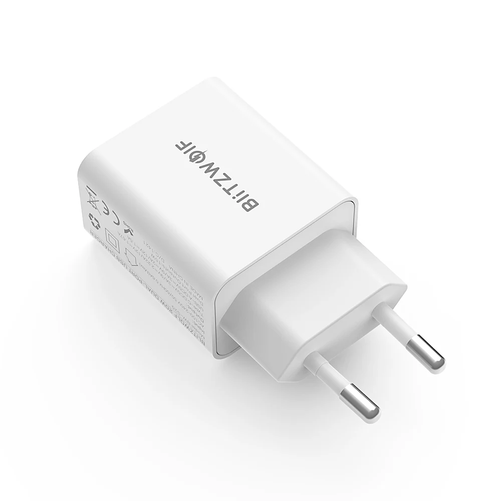 Сетевое зарядное устройство BlitzWolf BW-S20 с 2 портами 20 Вт | Мобильные телефоны и