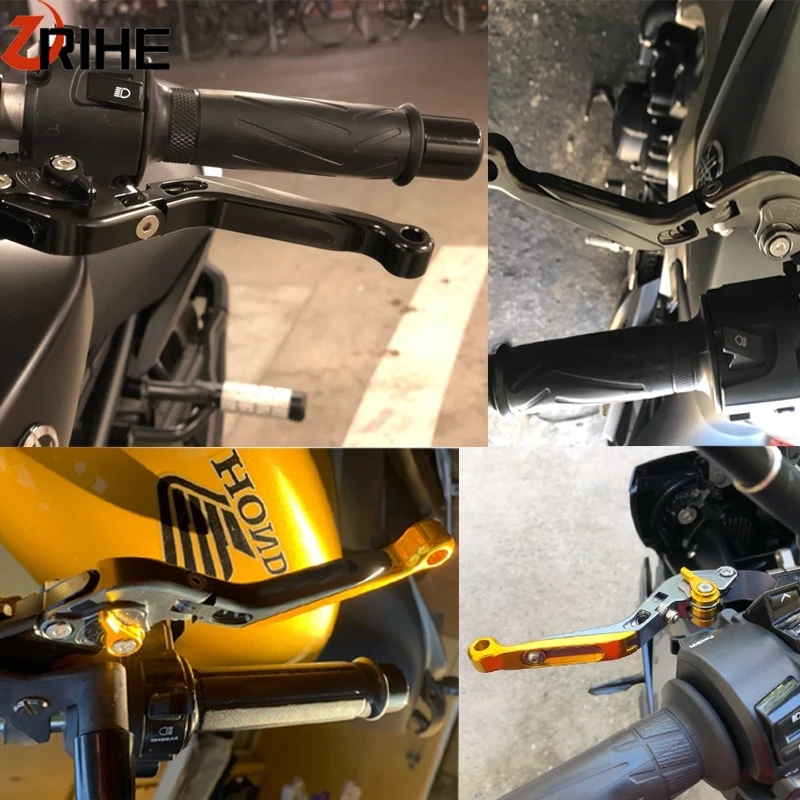 

New Motorcycle Clutch Brake Lever CNC Aluminum Extendable Adjustable Foldable LeversFor SUZUKI GSR750 gsr750 2011 2012 2013-2018