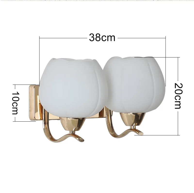 

Modern Style Wall Lamps Wall Lights Fixture Home Indoor Bedroom Lamp Living room Light Gold or Silver