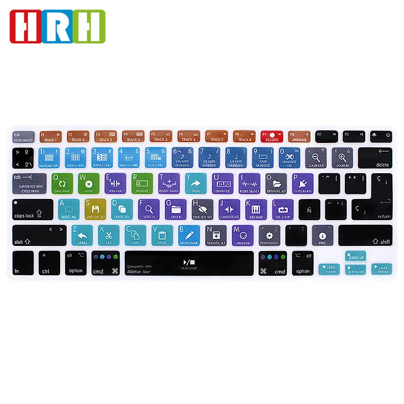 Защитная пленка для клавиатуры HRH Ableton Live испанские ярлыки силиконовый чехол EU/US