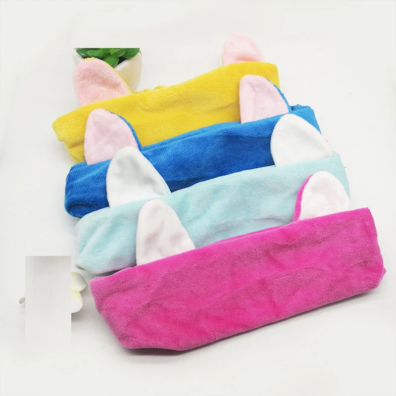 

Милое плюшевое животное ухо оголовье кошка женщины леди девушки мыть лицо ободок для волос аксессуары для лица спа головной убор Рождество