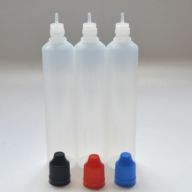 LDPE 20PCS/lot 30/60ML Empty Drooper Bottle With Childproof Cap Plastic Dropper Pen Style Eye E-liquid Funnel | Красота и здоровье
