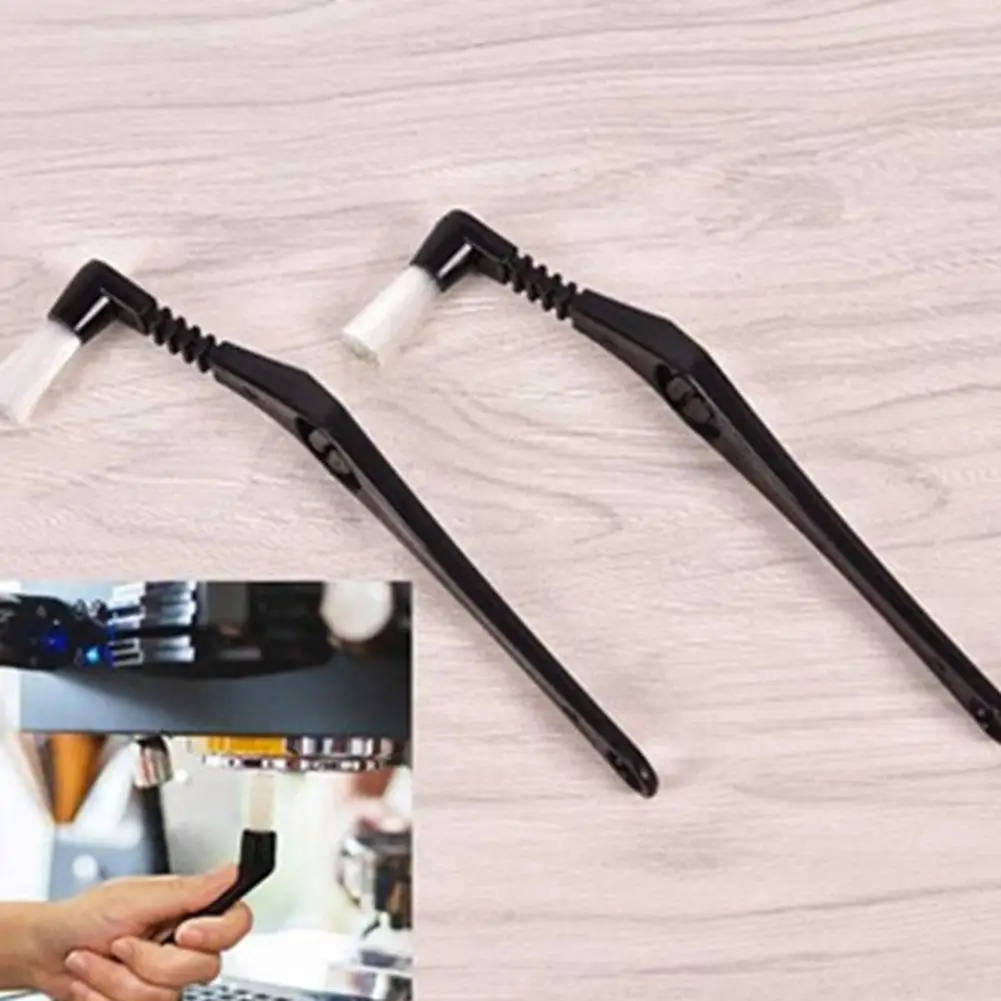 

1Pc Portable Wooden Handle Soft Hair Espresso Coffee Maker Machine Brush Cleaner Brushe Coffee Grime Cleaning Accessories Tools