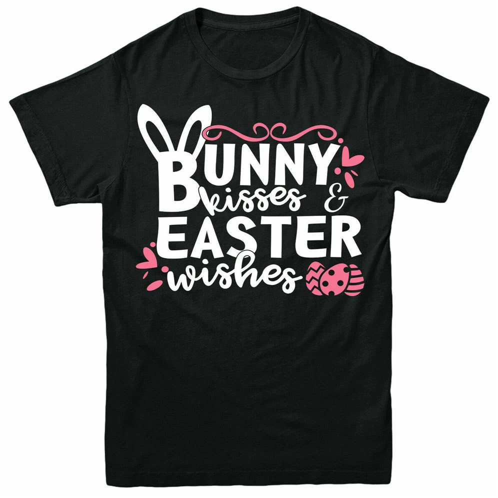 Футболка Bunny Kises с пасхальными пожеланиями объятия весенний подарок футболка для