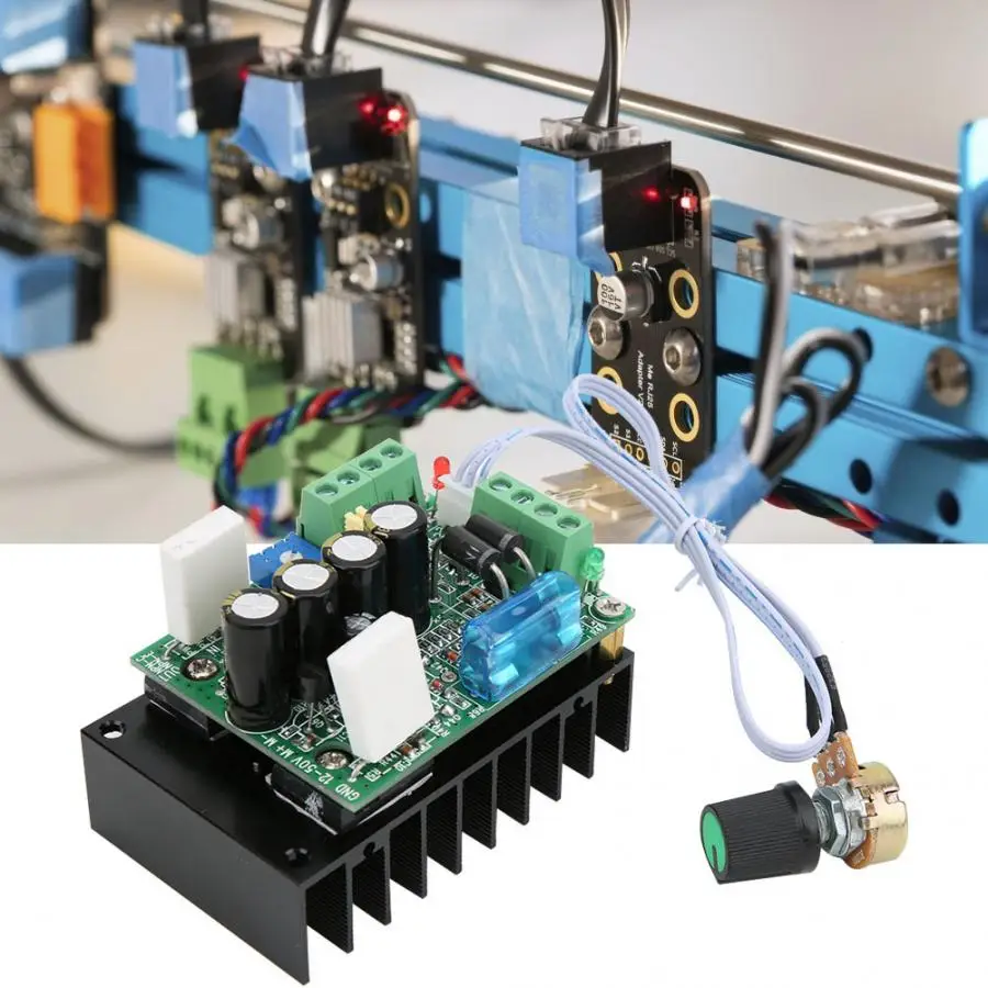 ШИМ контроллер двигателя постоянного тока 12 50 в 15 А с регулятором для MACH3 USB CNC