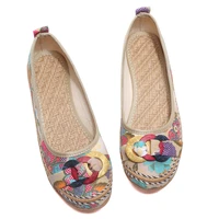 explosion spring and autumn printed womens shoes chinese classic shoes chinese shallow mouth shoes