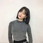 Свитшот женский трикотажный в Корейском стиле с круглым вырезом