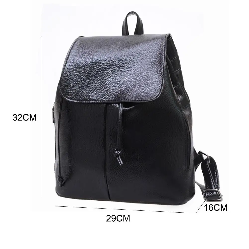 Модный рюкзак из искусственной кожи для колледжа уличные дорожные сумки Дамский