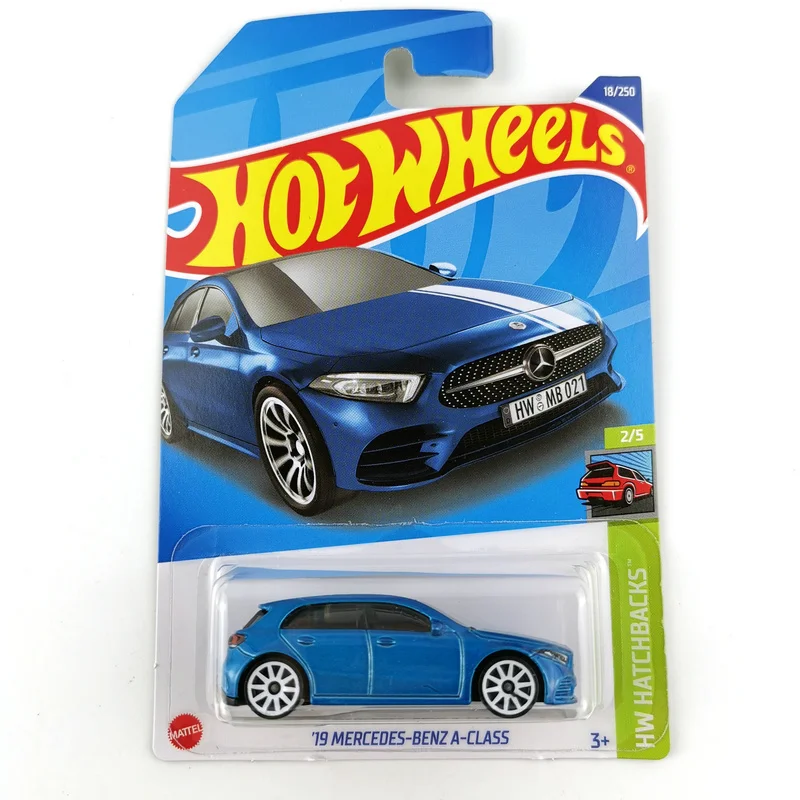 

Спортивный автомобиль Mercedes-Benz Hot Wheels 19 Benz класса А, игрушечный автомобиль из сплава 2019-201