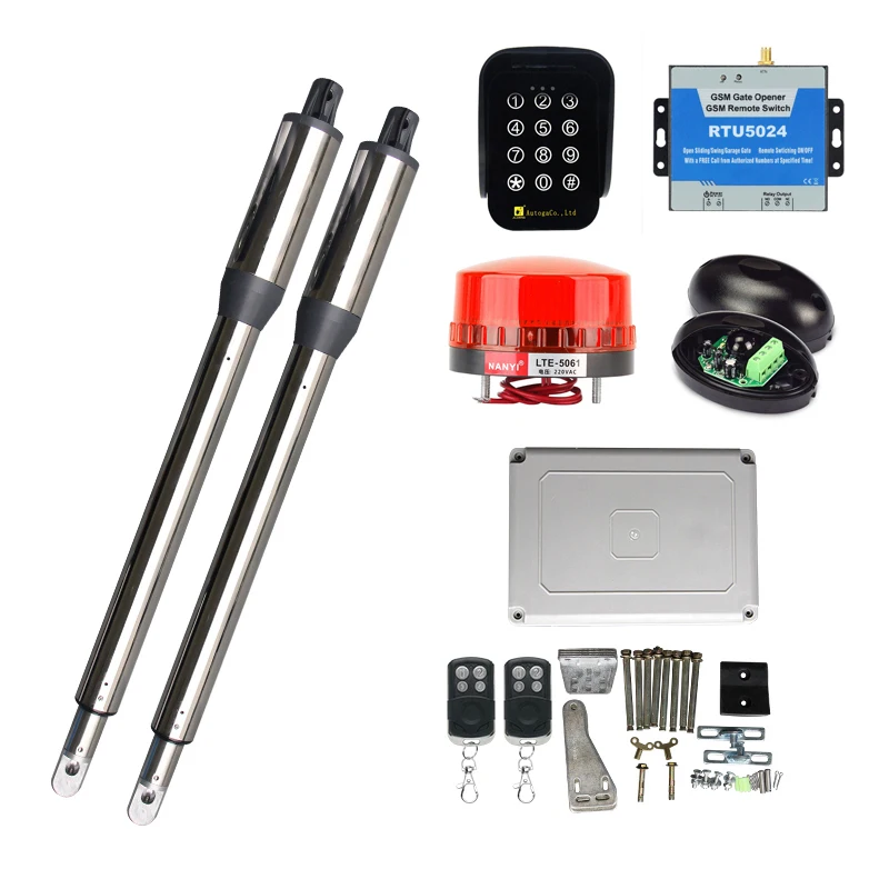 Двигатель для открывания ворот гаража двора 300 кг | Безопасность и защита