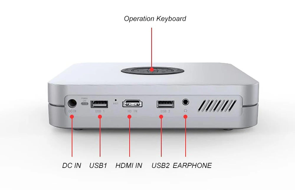 Цифровой проектор REAL TV K1 Mini DLP Android Wi Fi Bluetooth 4 0 портативный светодиодный