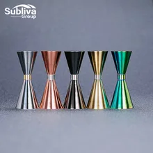 Шейкер для коктейлей из нержавеющей стали, мерная чашка, двойной стакан, для напитков, для измерения спирта, джиггер, кухонные гаджеты, барные инструменты