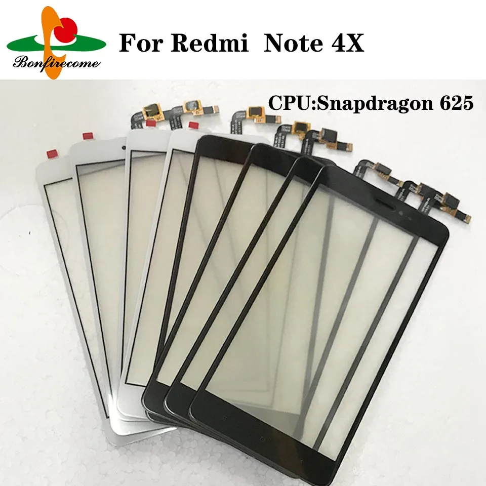 10 шт./партия сенсорный экран для Xiaomi Redmi note 4X панель сенсор ЖК-дисплей стекло
