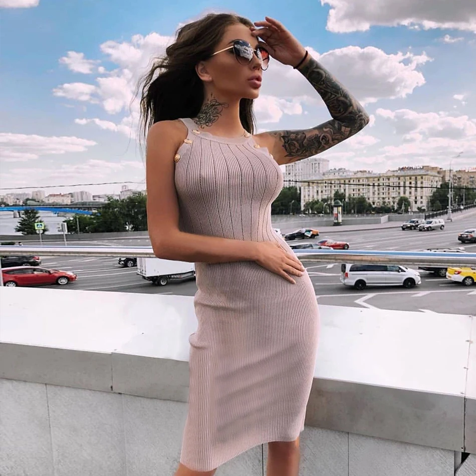 Adyce новое летнее сексуальное платье с бретелькой через шею для знаменитостей, вечерние платья для подиума, женское элегантное платье без рукавов, мини облегающее Клубное платье