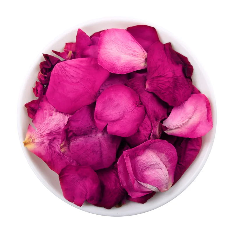 

Rose petals dried flowers in bulk 500g, foot bath rose petals, bath, bath, beauty petals