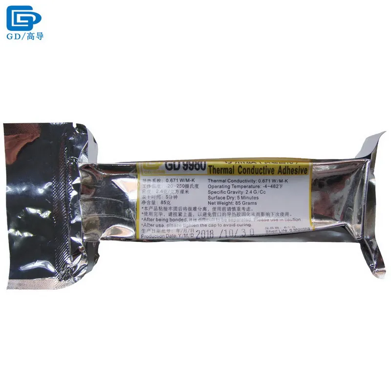 Вес нетто 85 г быстроотверждаемая фотография белая упаковка GD9980 термоклейкий