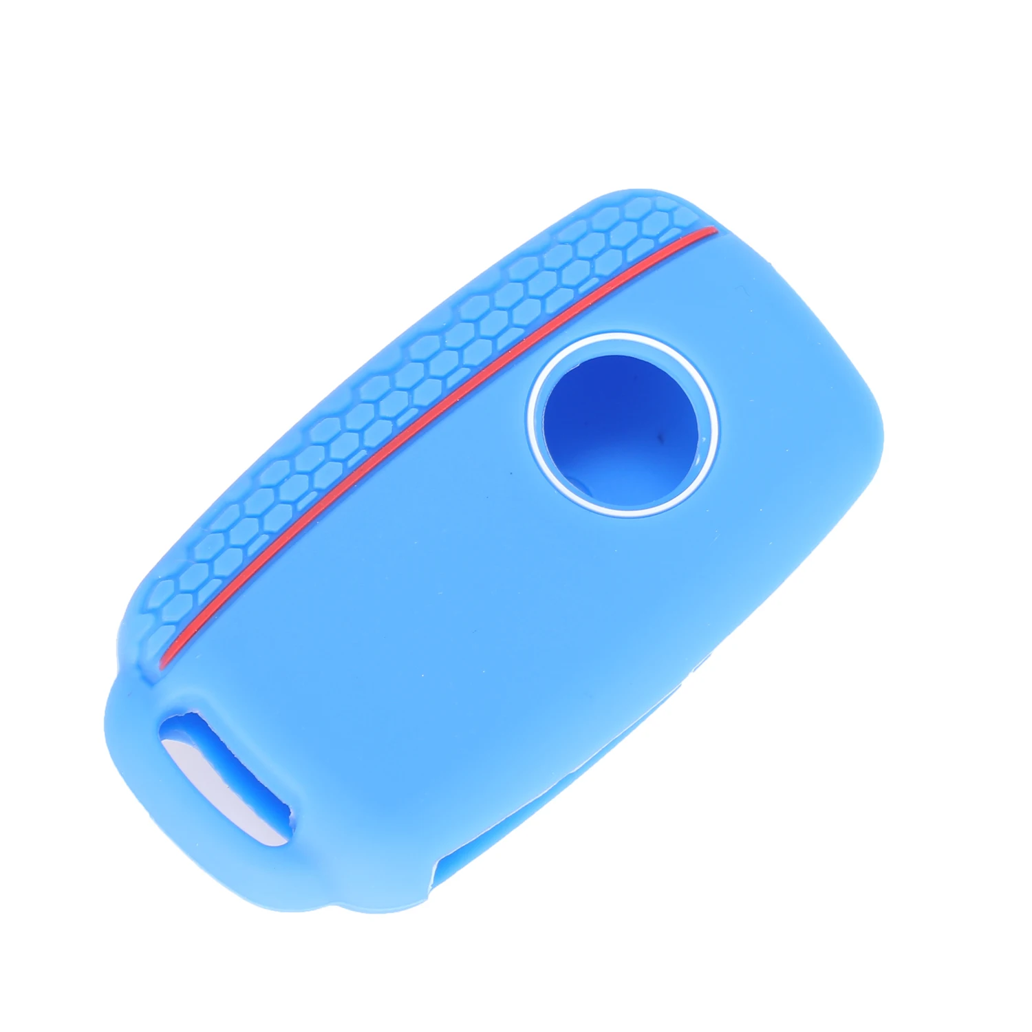 

kutery 3 BTN Remote Coloful Silicone Key Case For Volkswagen POLO Bora Beetle Tiguan Passat B5 B6 Golf 6 MK5 MK6 Eos TSI Protect