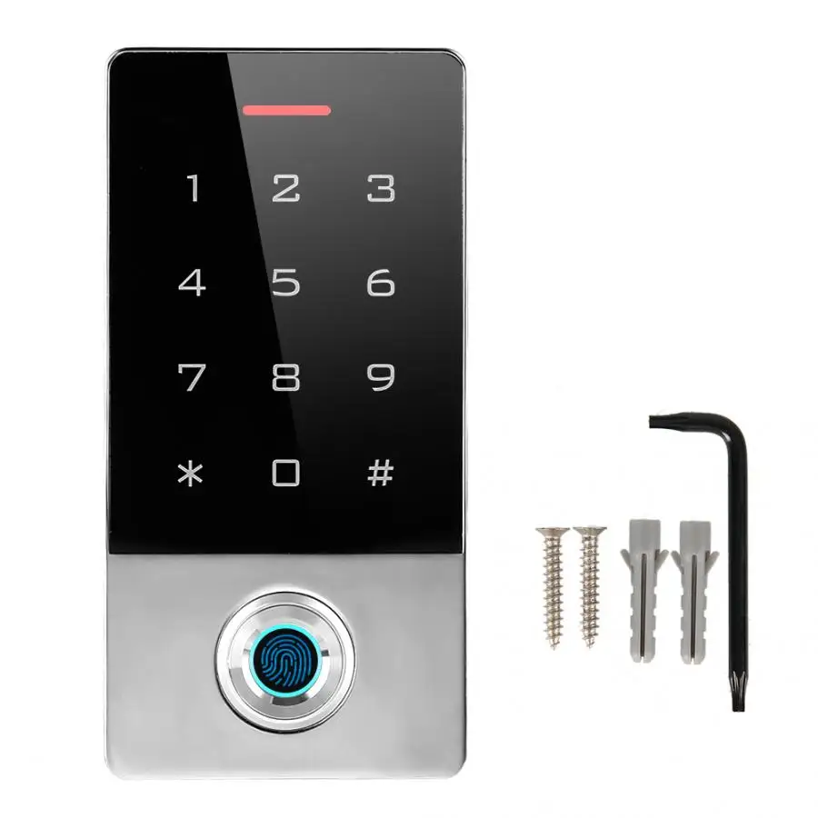

WiFi Kit Electric Metal Fingerprint Access Control Machine ID Card Password WiFi Access Control Finger Print Door Controller