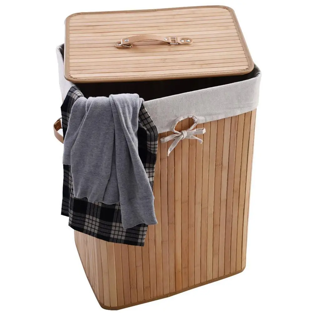 

Laundry Basket Basket Wood Basket of Dirty Folding Bathroom Dirty Laundry Basket storage basket organizer storage kyıafet Cart