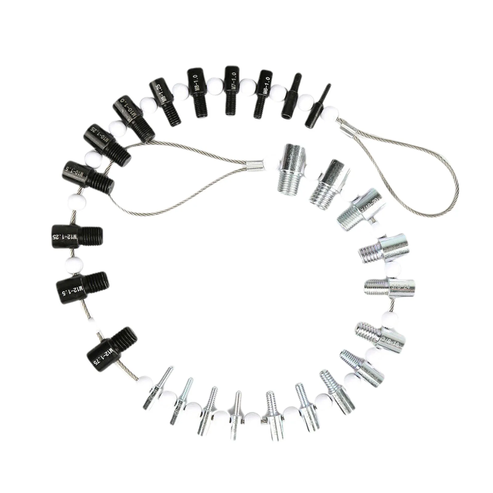 Измерительный прочный винт 26 спецификаций металлический идентификатор гайки