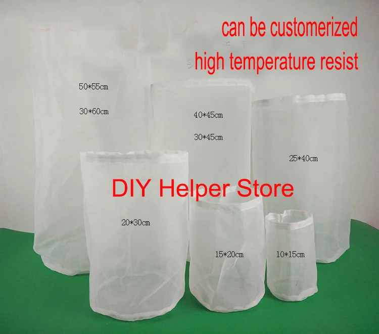 Нейлоновый мешок фильтр для домашнего пивоварения 30 х20 см 120 м|homebrew bucket|homebrew filter