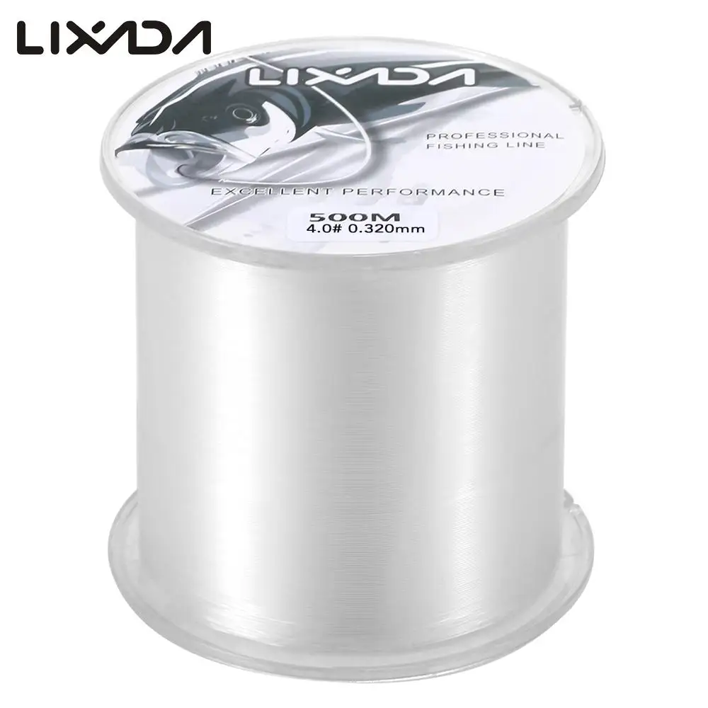 Lixada рыболовная леска 500 м 0 8-8 нейлоновая прочная мононитная для песка | Спорт и