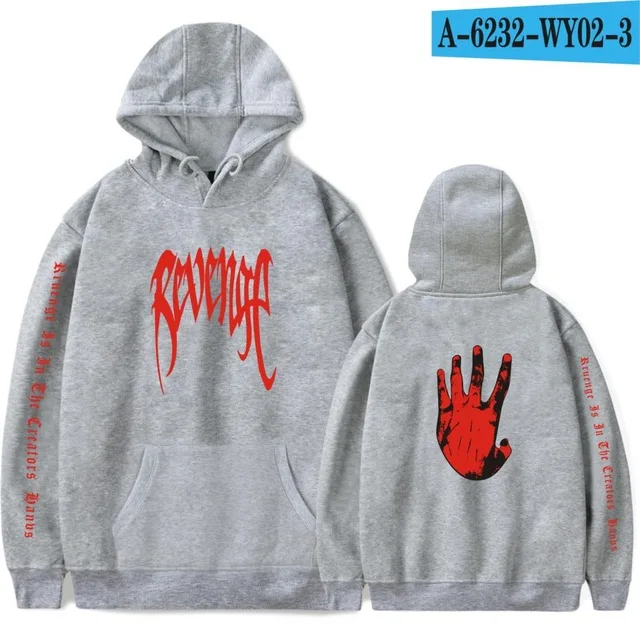 Высокое качество Xxxtentacion Толстовка Revenge для мужчин/женщин толстовки с капюшоном в