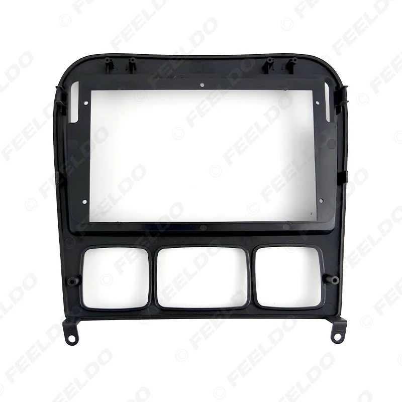 FEELDO автомобильный стерео 9 дюймов Большой экран фасции Рамка адаптер для Mercedes-Benz